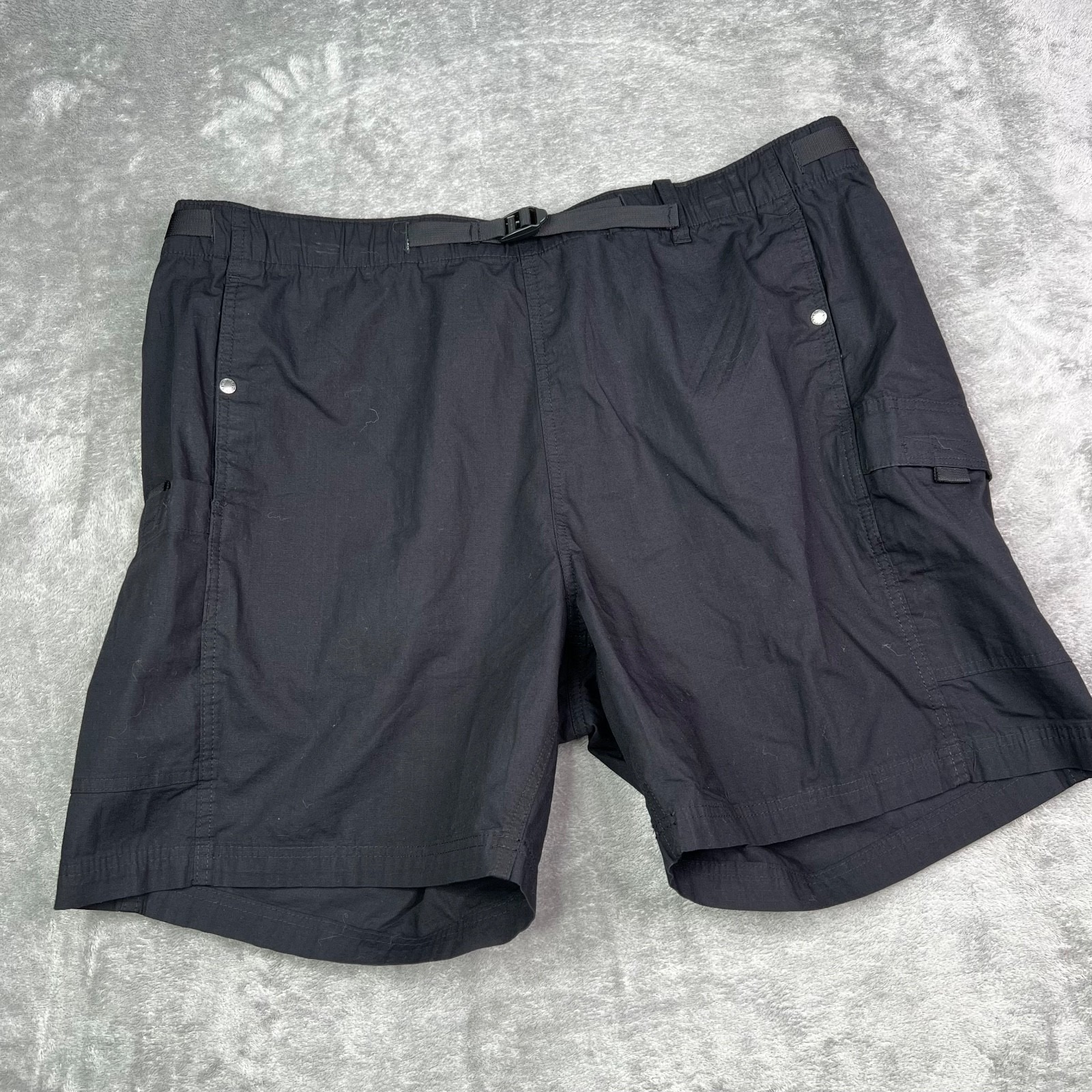 The North Face Ripstop Cargo Easy Shorts Mens Size Xxl 2xl Belt Black New